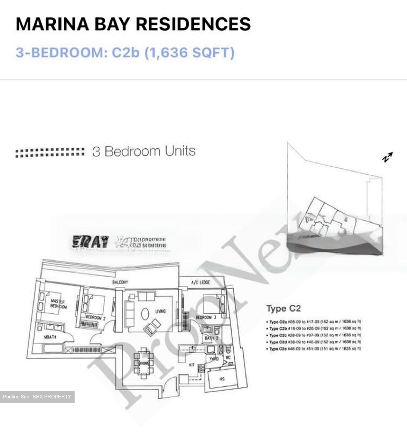 Marina Bay Residences (D1), Condominium #423021001